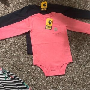 Carhartt Pink and Black Long Sleeve Set